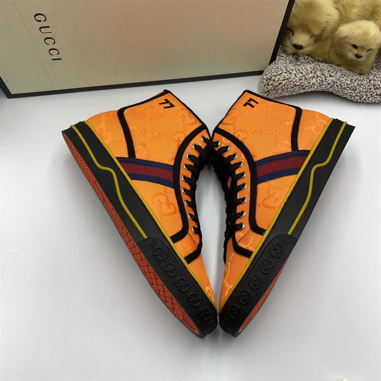 Gvc*1 Dupes Shoes OFF THE GRID HIGH TOP ORANGE   GCC049
