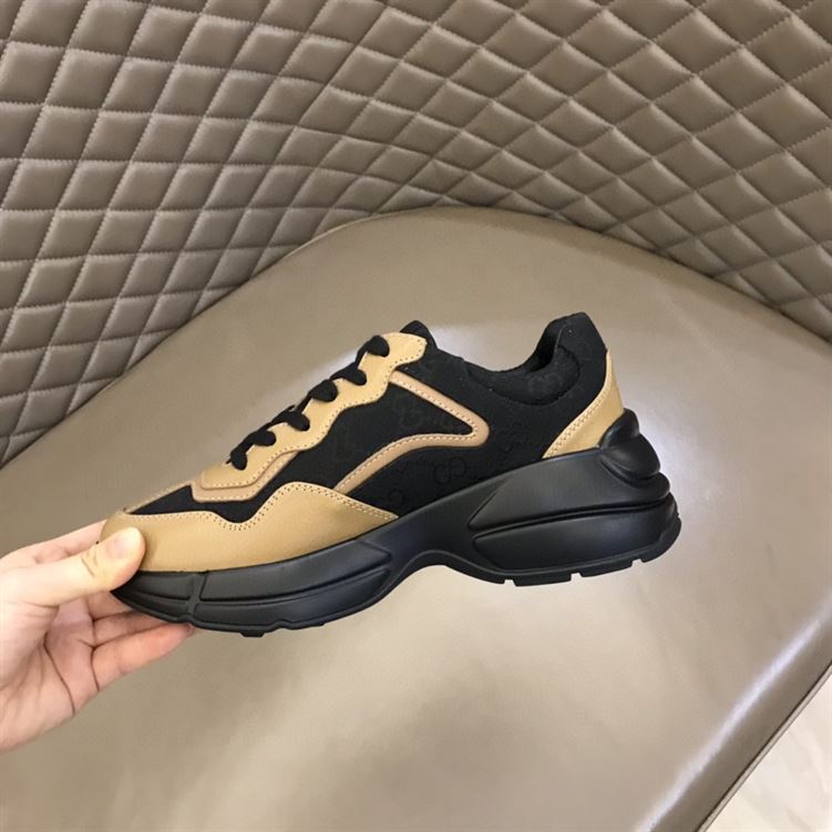 Gvc*1 RHYTON SNEAKER IN BROWN BLACK   GCC098