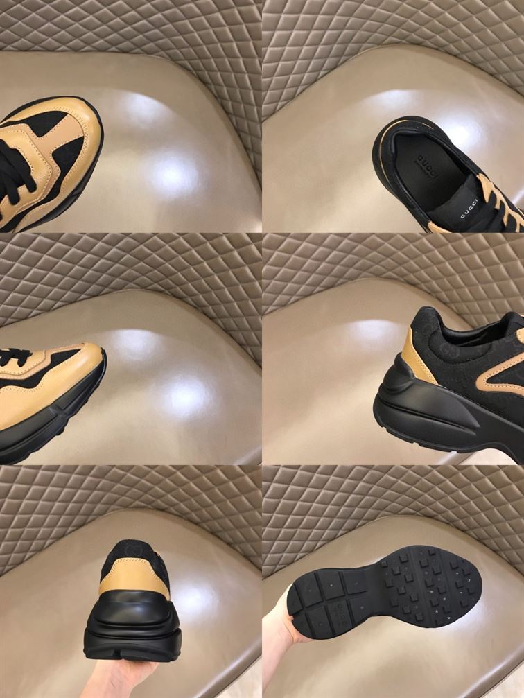 Gvc*1 RHYTON SNEAKER IN BROWN BLACK   GCC098