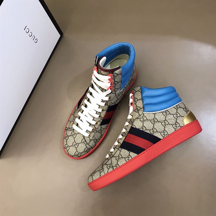 Gvc*1 ACE GG HIGH TOP SNEAKERS   GCC059