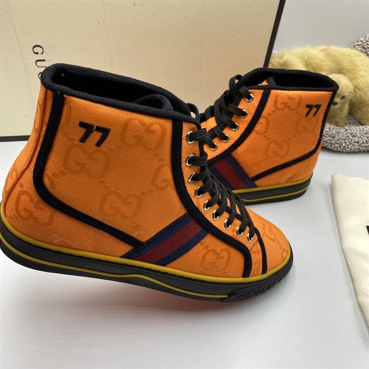 Gvc*1 Dupes Shoes OFF THE GRID HIGH TOP ORANGE   GCC049