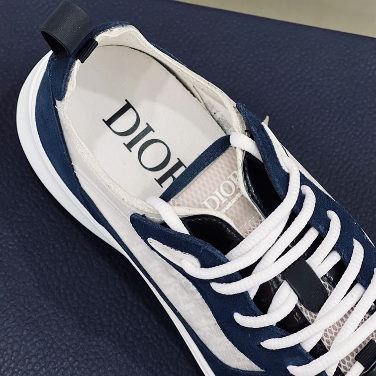 D10r B25 RUNNER NAVY OBLIQUE SUEDE SNEAKER   DO063