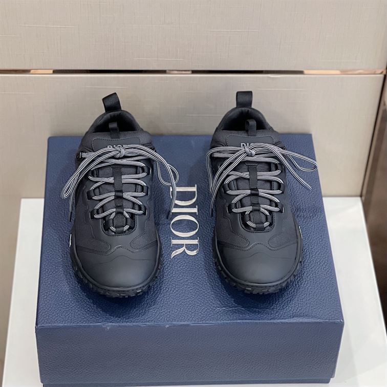 D10rIZON HIKING SHOE BLACK TECHNICAL MESH AND RUBBER   DO087