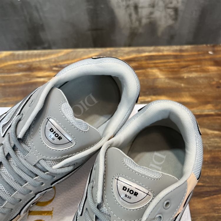 D10r B30 SNEAKER GRAY MESH AND LIGHT PINK AND GRAY TECHNICAL FABRIC   DO058