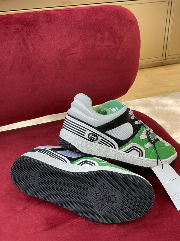 Gvc*1 BASKET SNEAKER IN GREEN DEMETRA   GCC109