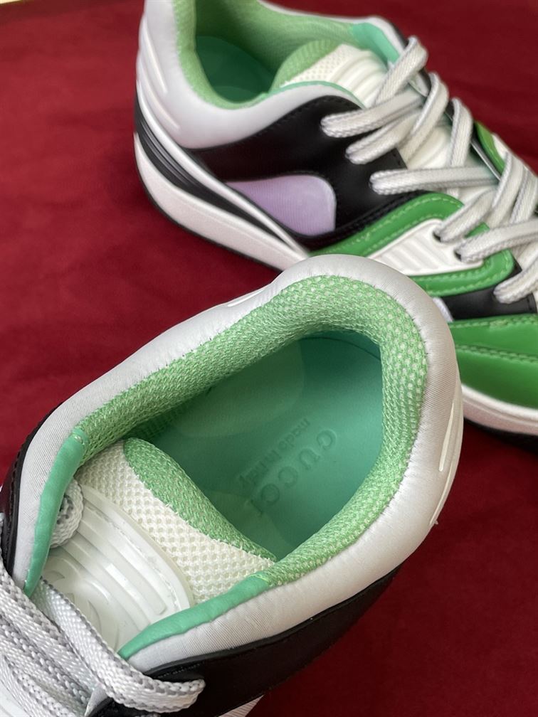 Gvc*1 BASKET SNEAKER IN GREEN DEMETRA   GCC109