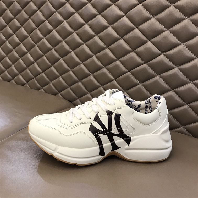 Gvc*1 LEATHER NY YANKEES SNEAKERS   GCC014