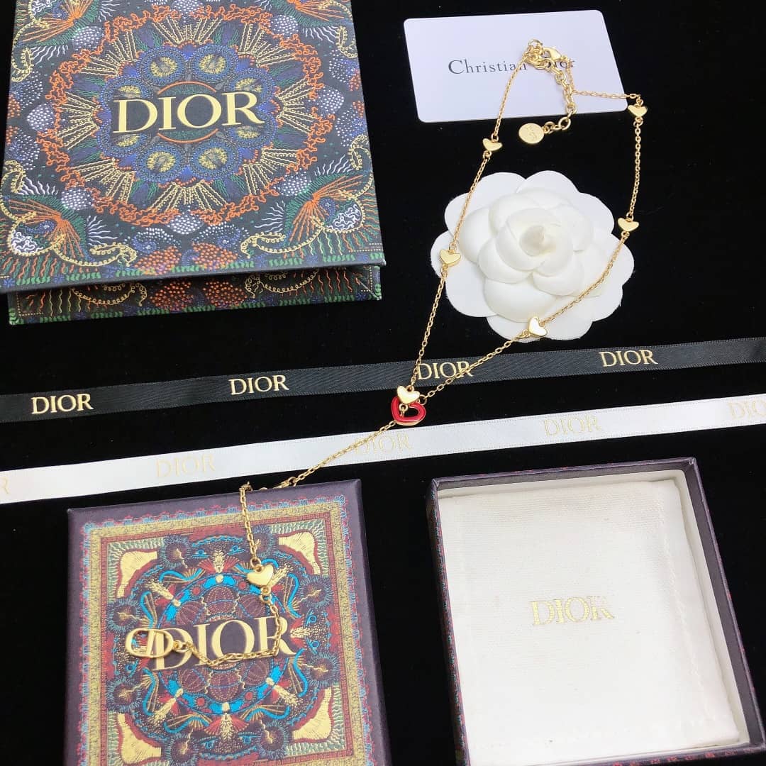 Wholesale Chr1st1an D10r Logo Necklace