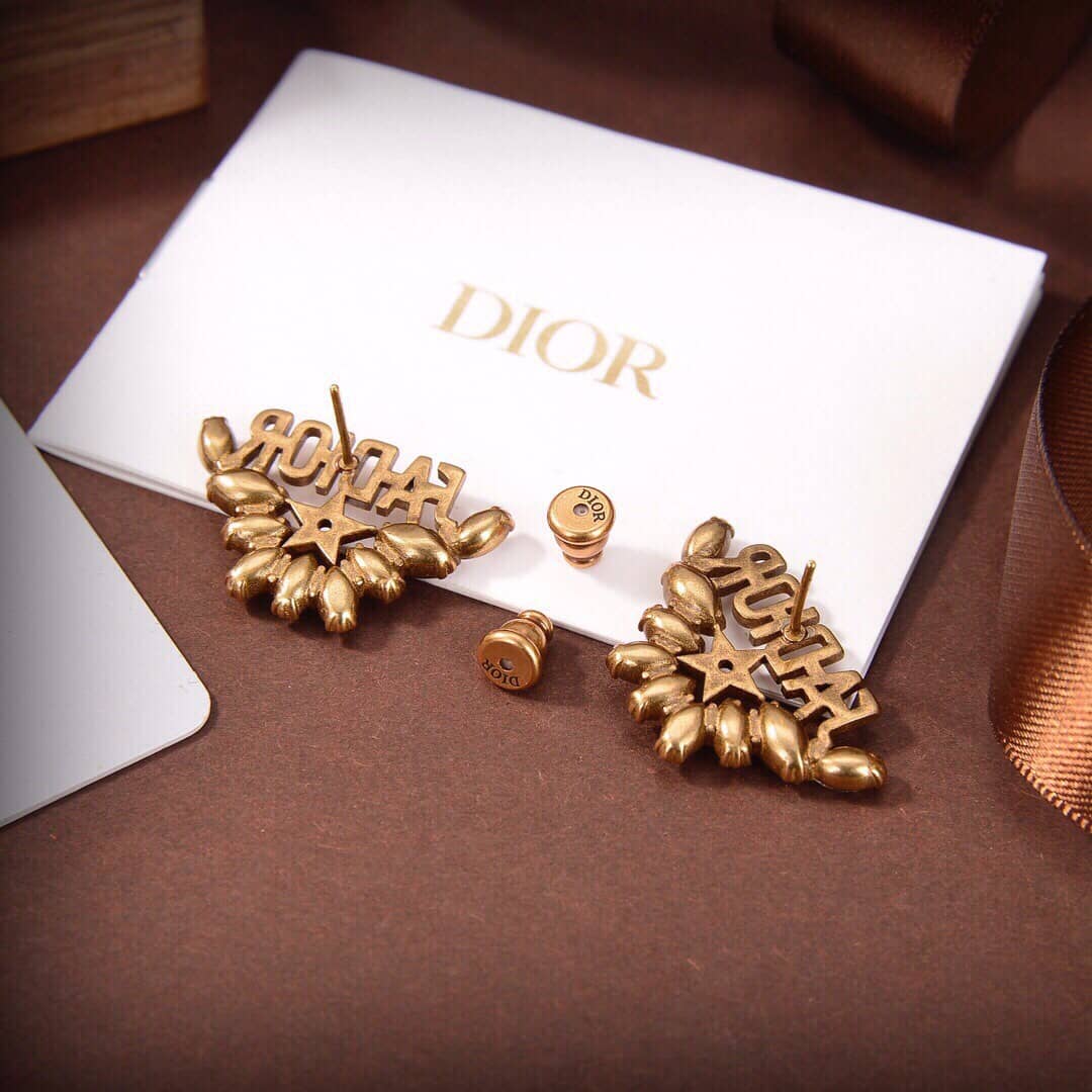 Wholesale Chr1st1an D10r Logo Earring