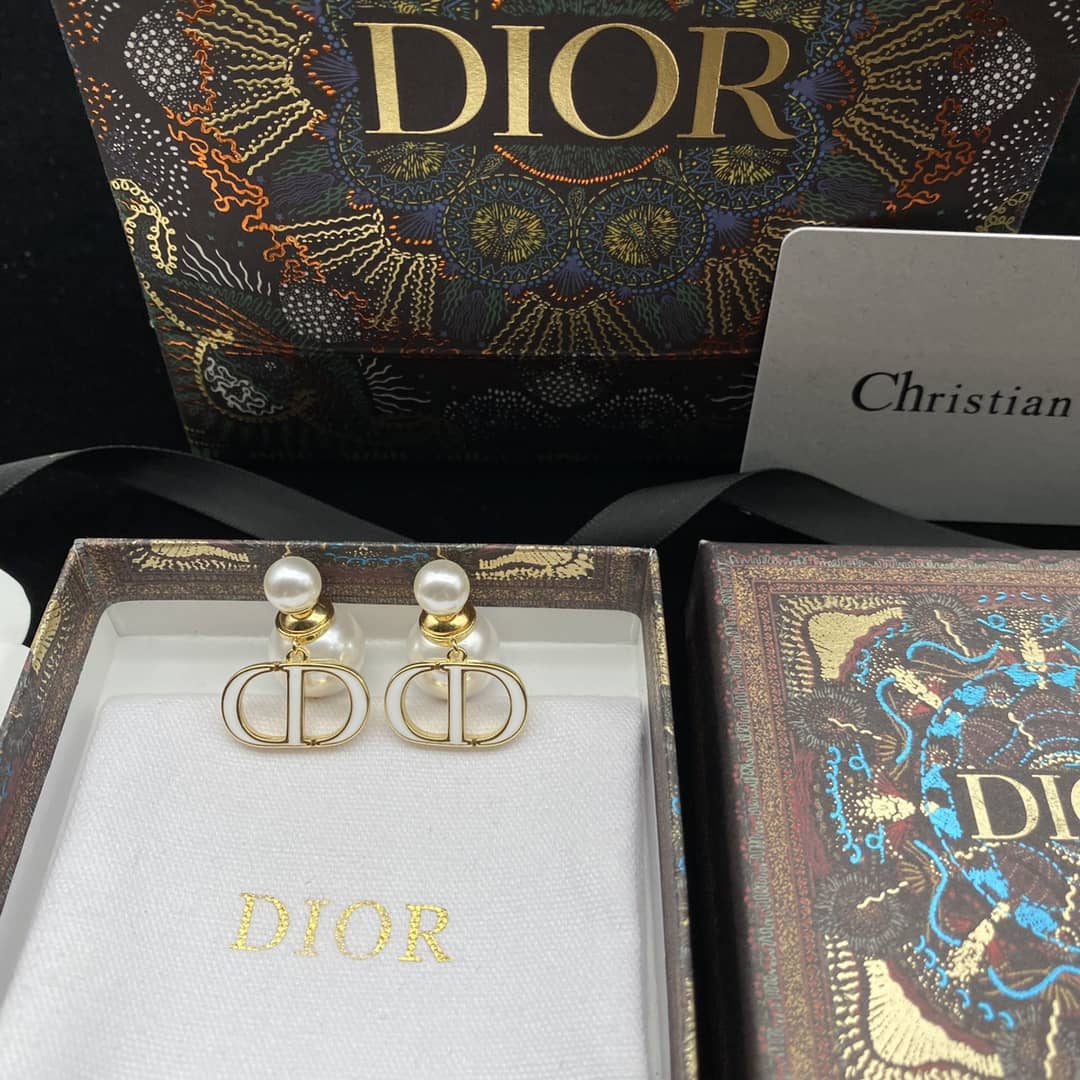 Wholesale Chr1st1an D10r Logo Earring