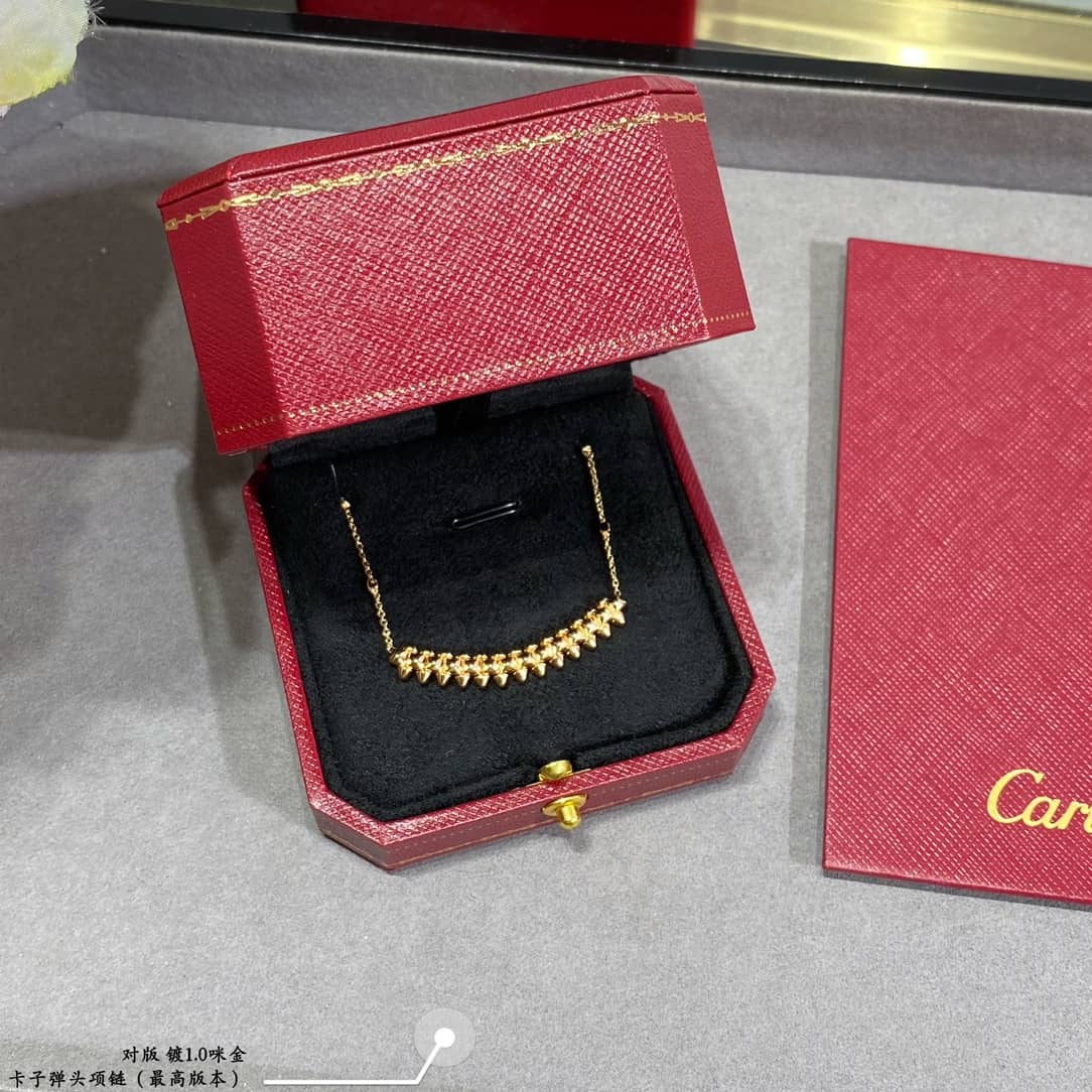 Fake Ca*t1er Logo Necklace