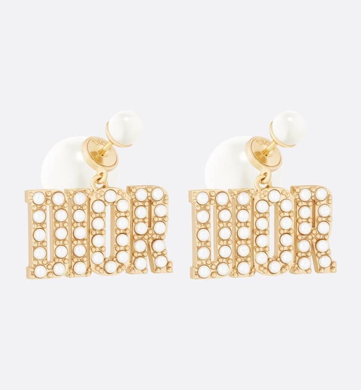 Knockoff Chr1st1an D10r Logo Earring