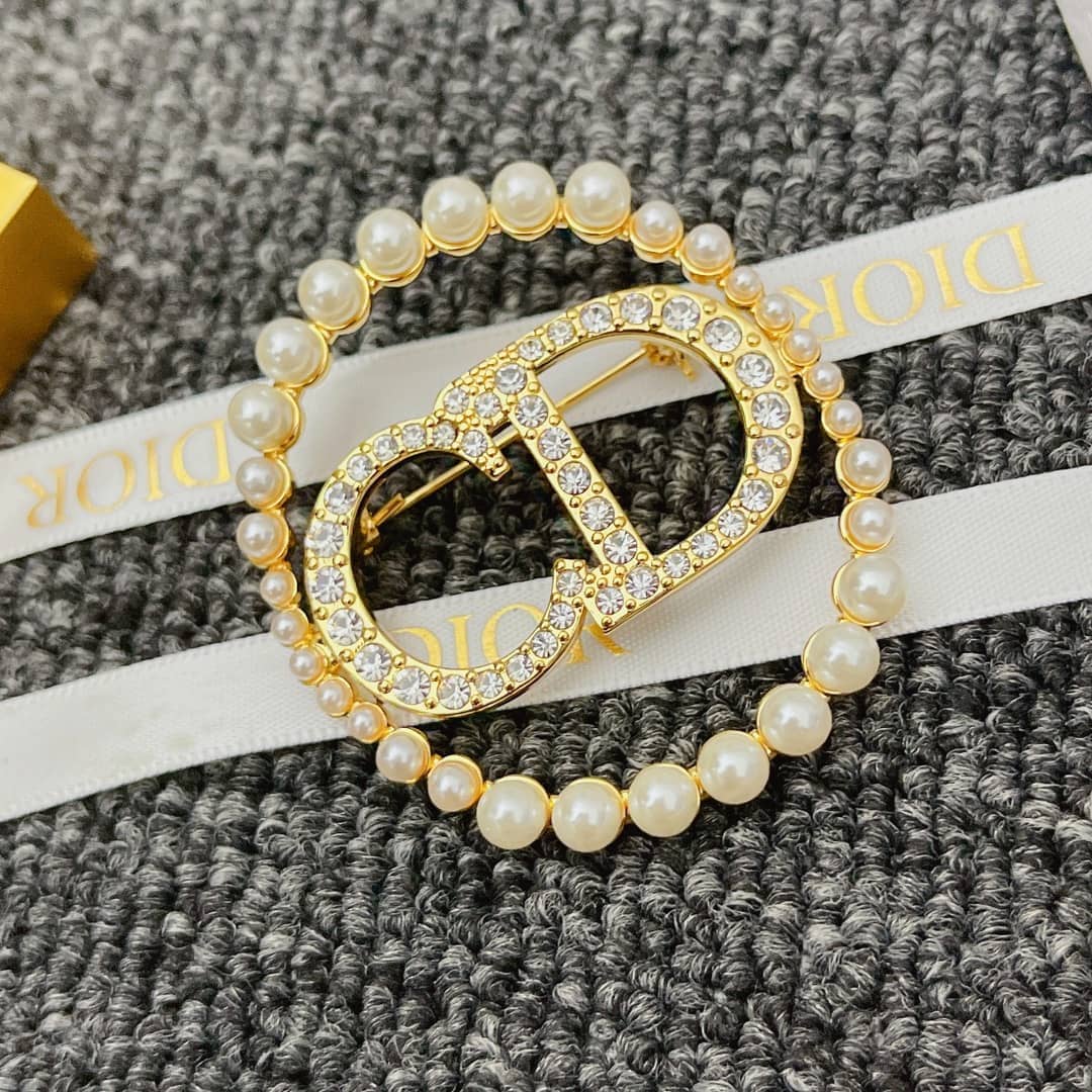 Designer Chr1st1an D10r Classic Brooch