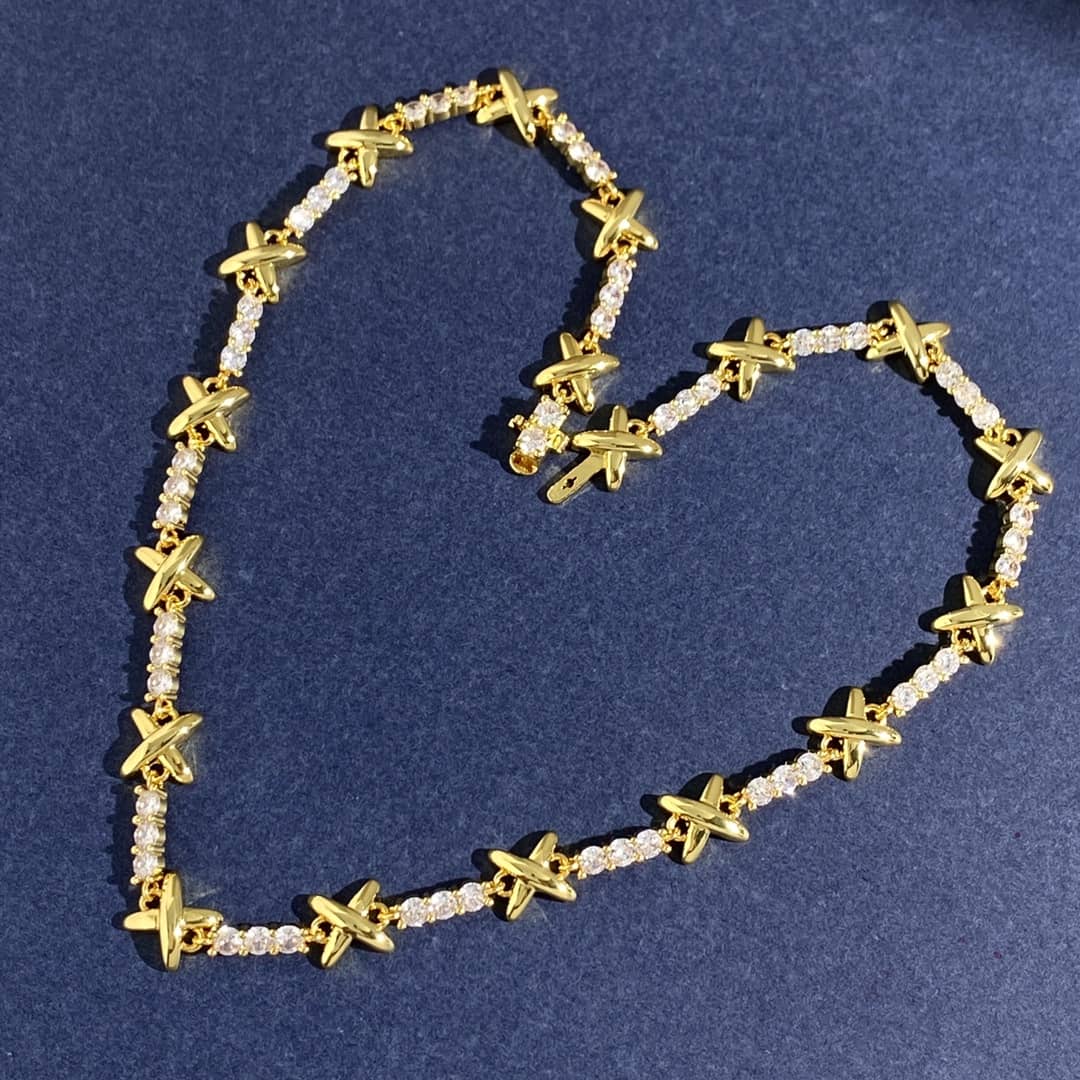 Knockoff L0vis Vvtt0n Logo Necklace
