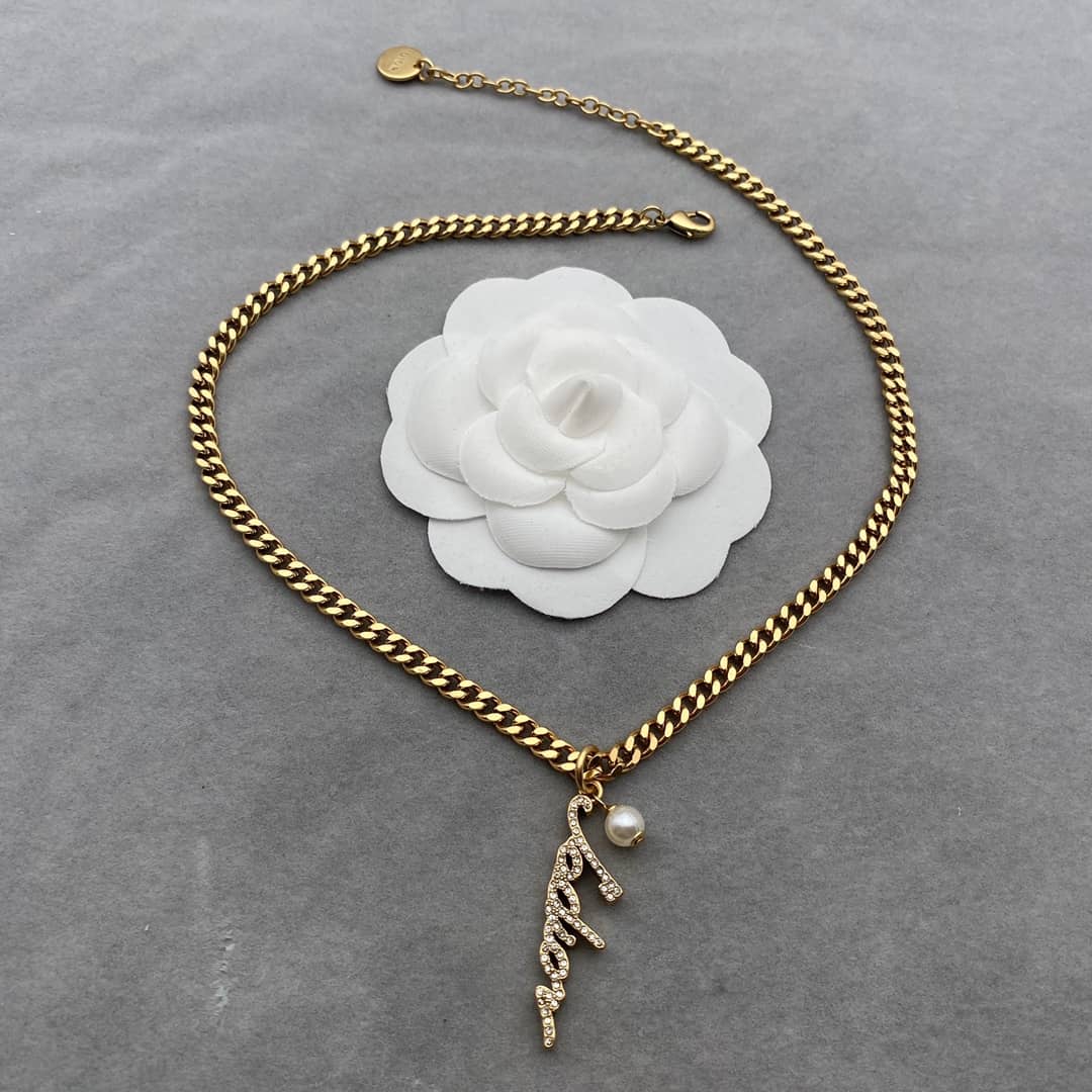 Designer Chr1st1an D10r Classic Necklace