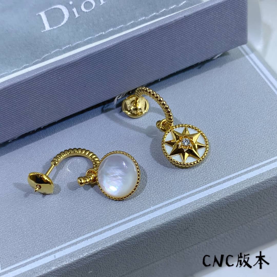Knockoff Chr1st1an D10r Logo Earring