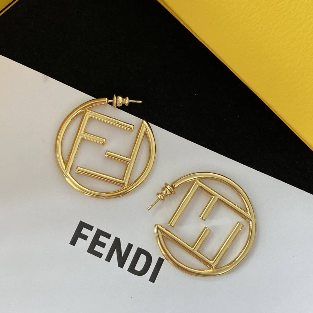 Fake F**di Logo Earring