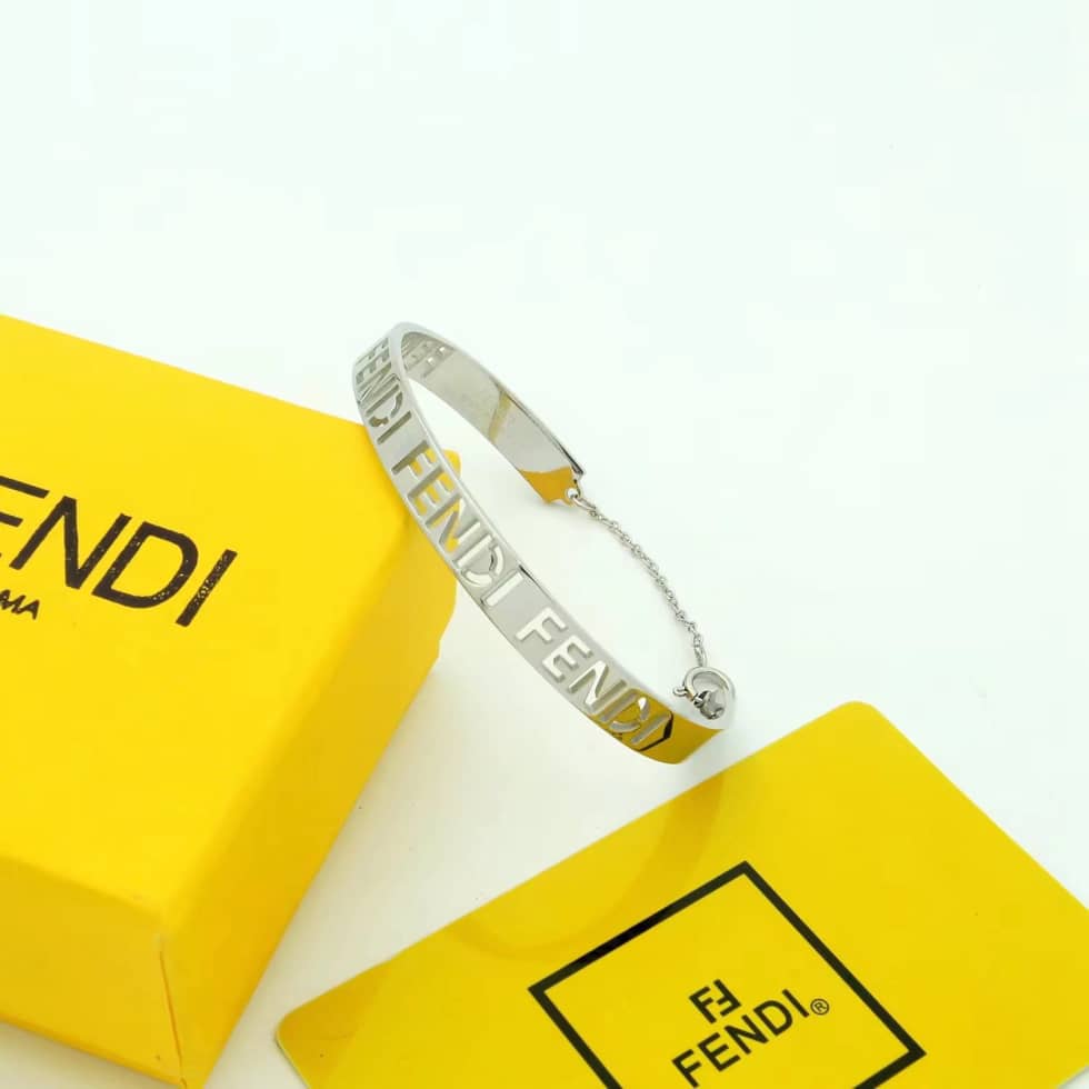 Knockoff F**di Logo Bracelet
