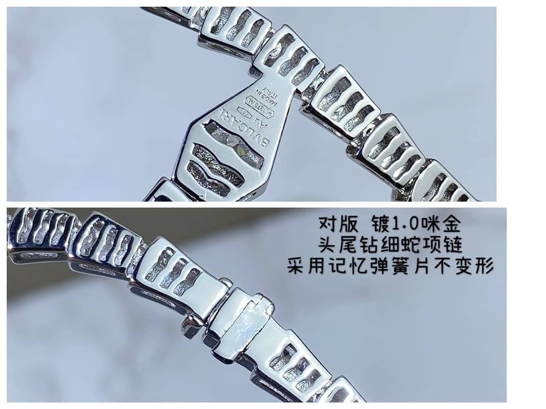 Fake Bv1g*ai Logo Necklace