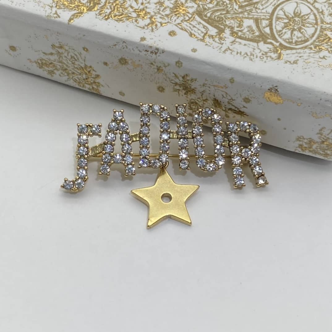 Wholesale Chr1st1an D10r Logo Brooch