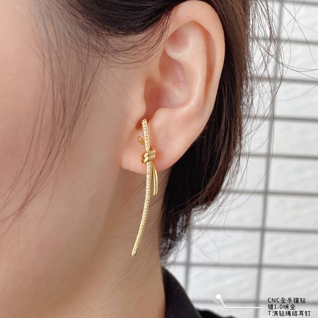Designer T*f*ny Classic Earring