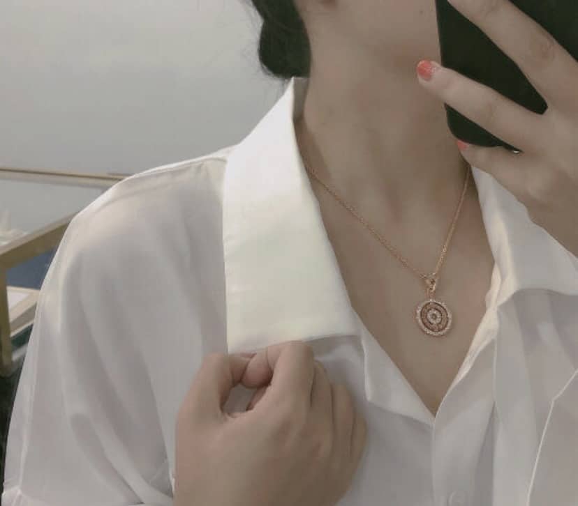 Knockoff Bv1g*ai Logo Necklace