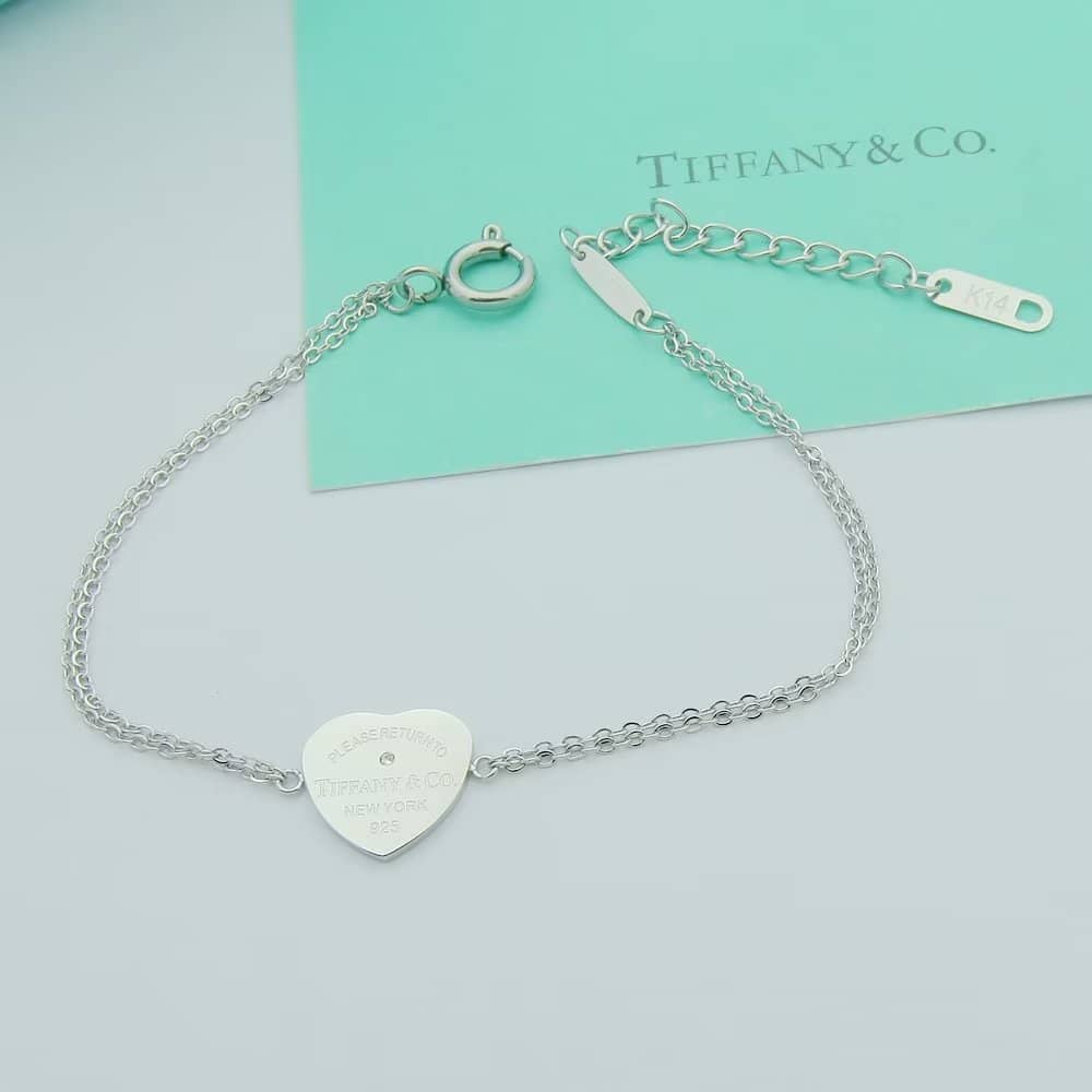Knockoff T*f*ny Logo Bracelet