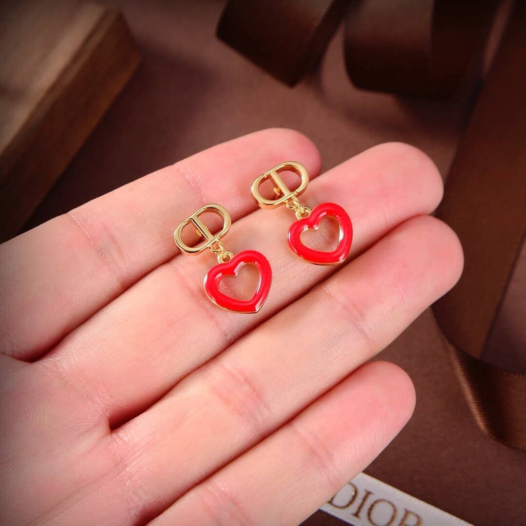 Knockoff Chr1st1an D10r Logo Earring