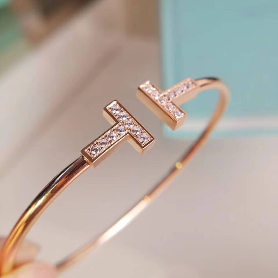 Knockoff T*f*ny Logo Bracelet