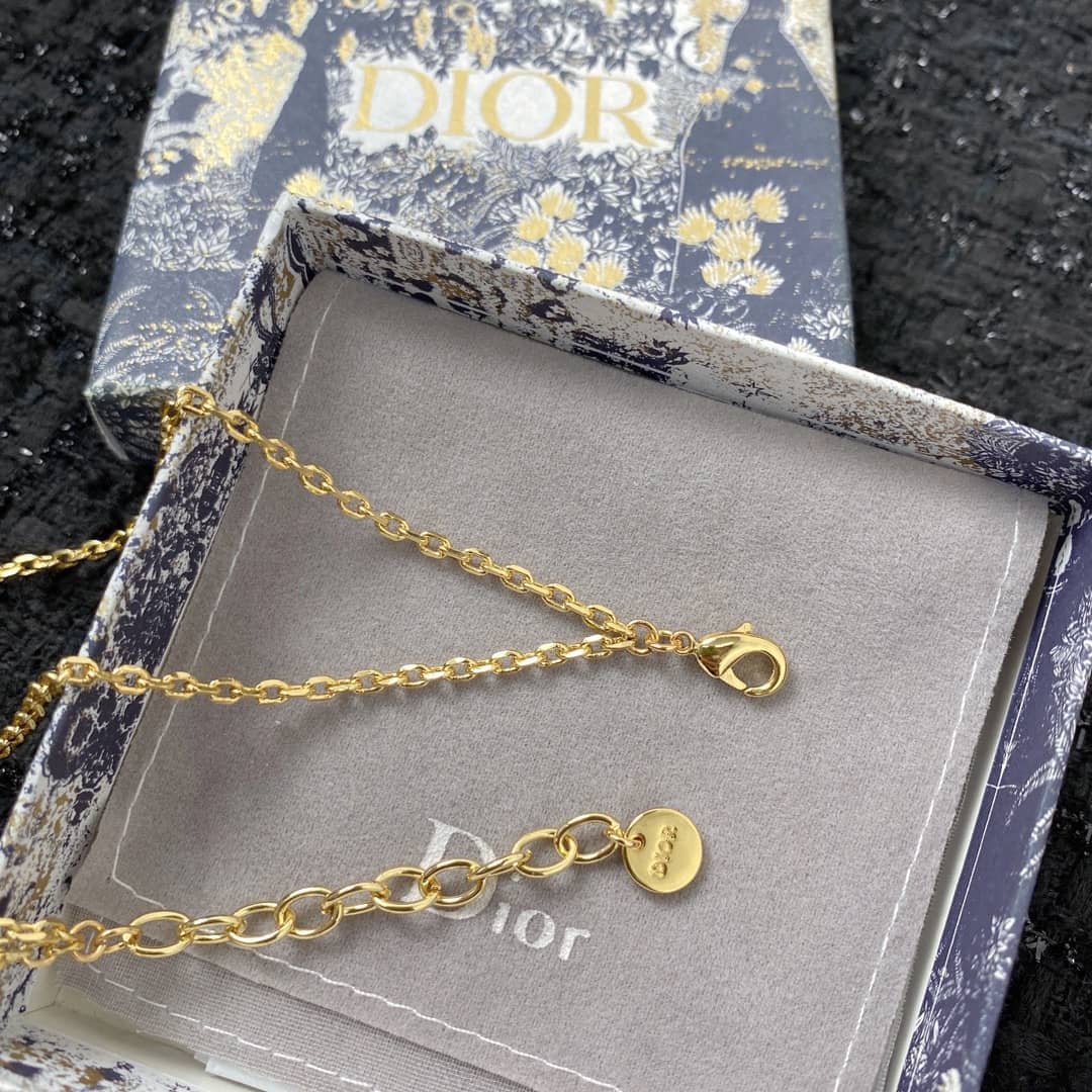 Wholesale Chr1st1an D10r Logo Necklace