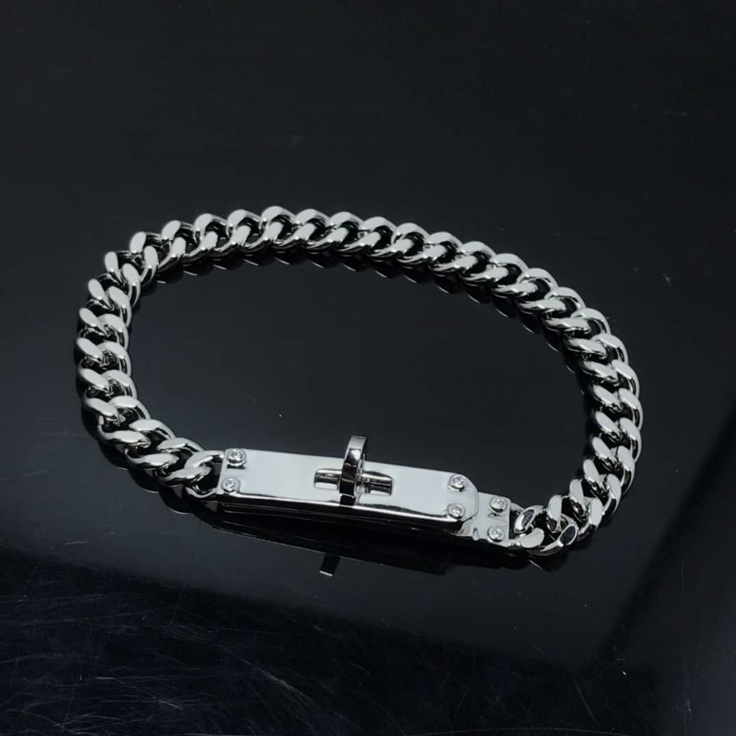 Fake H**me5 Logo Bracelet