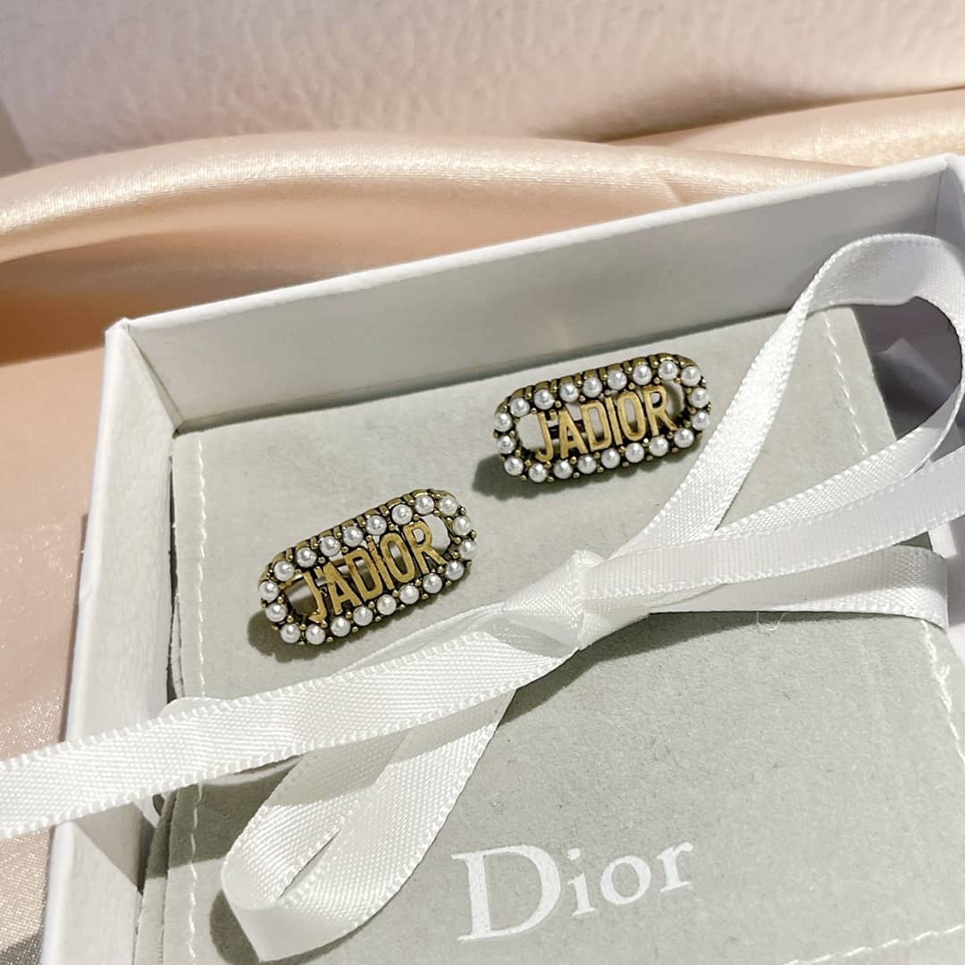 Wholesale Chr1st1an D10r Logo Earring