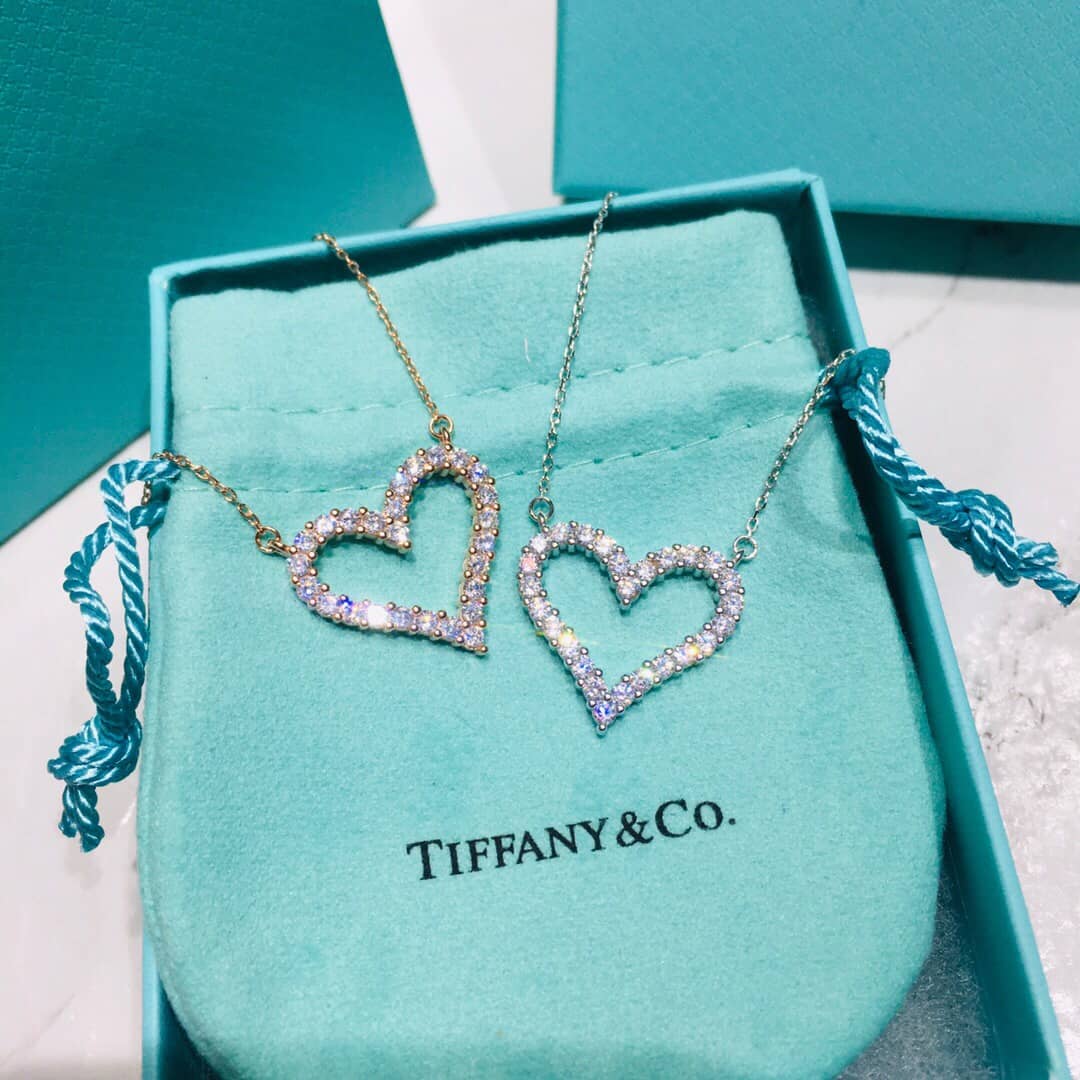 Fake T*f*ny Logo Necklace