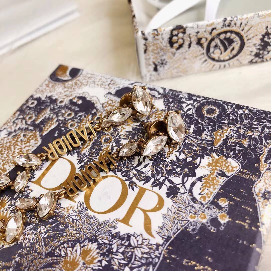 Wholesale Chr1st1an D10r Logo Earring