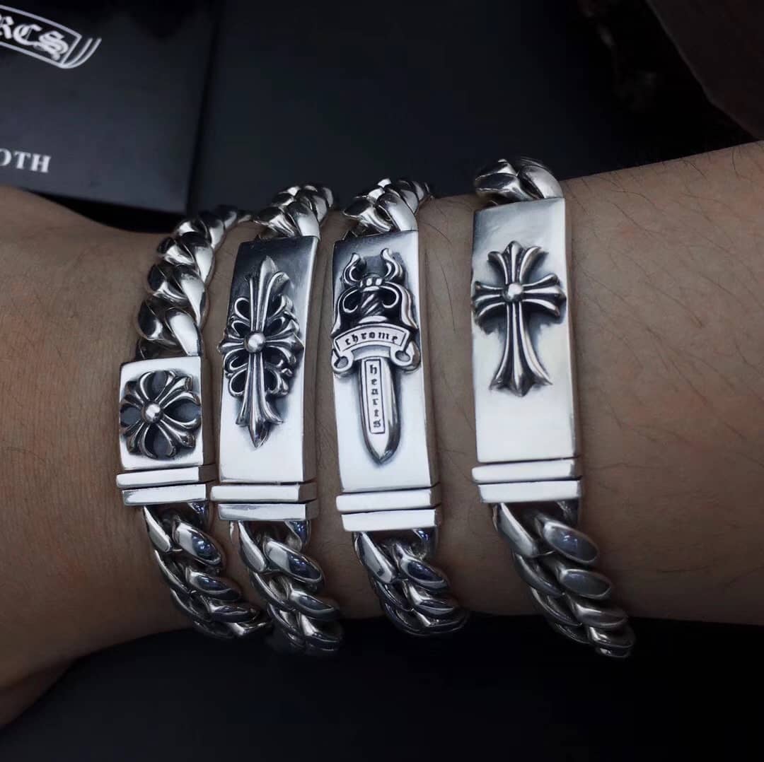 Designer Ch*0me He**ts Classic Bracelet
