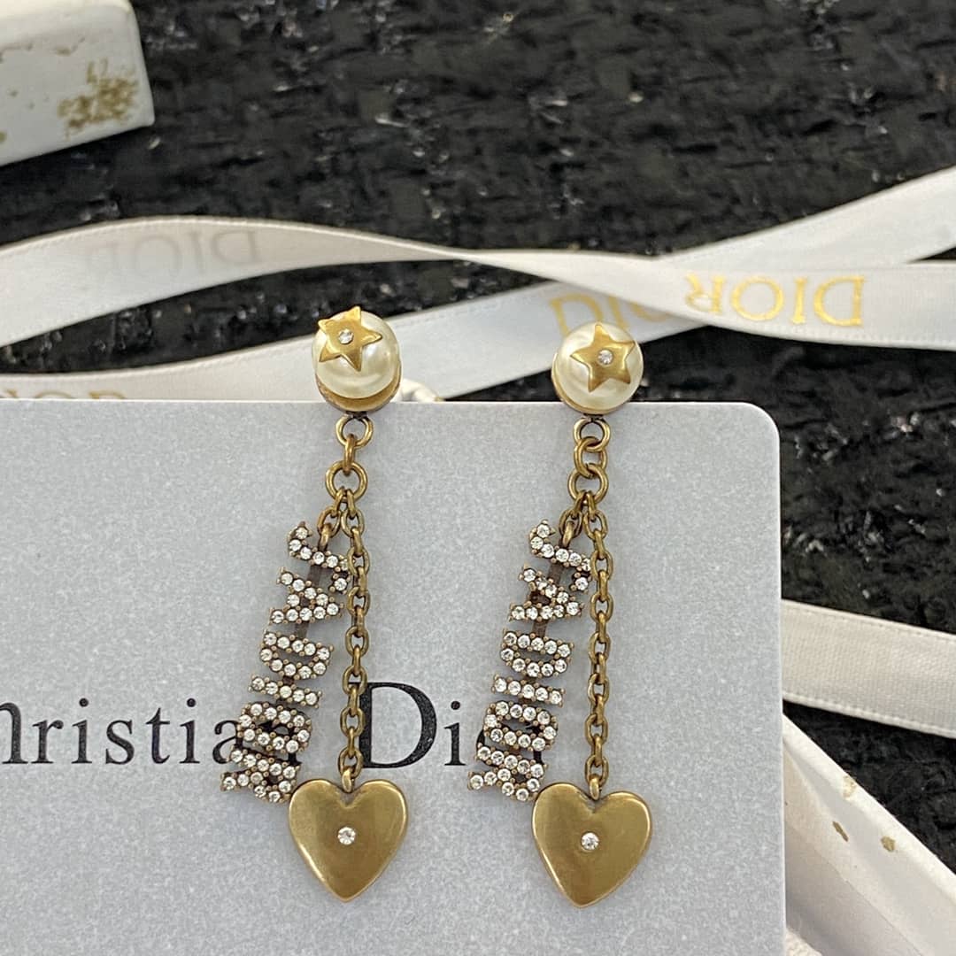 Wholesale Chr1st1an D10r Logo Earring