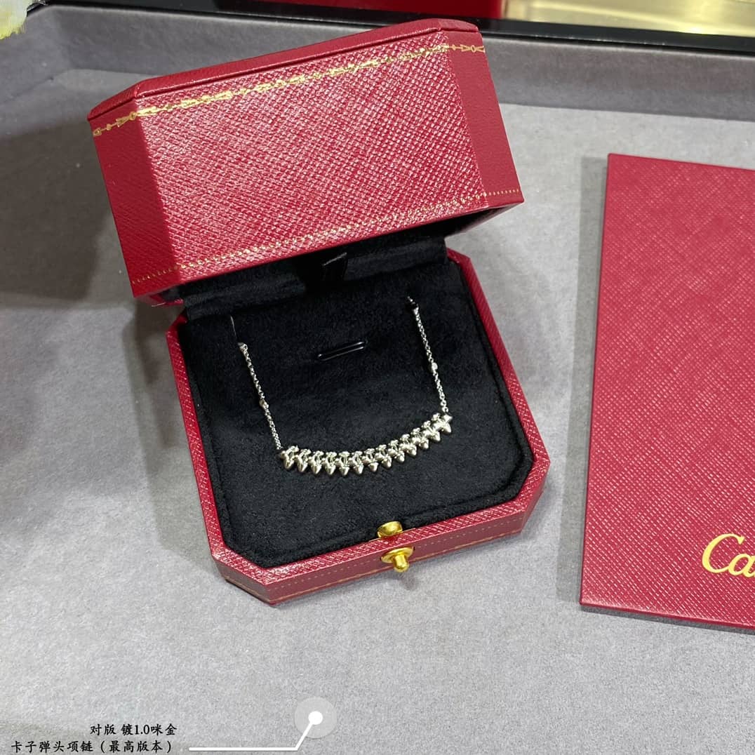 Fake Ca*t1er Logo Necklace