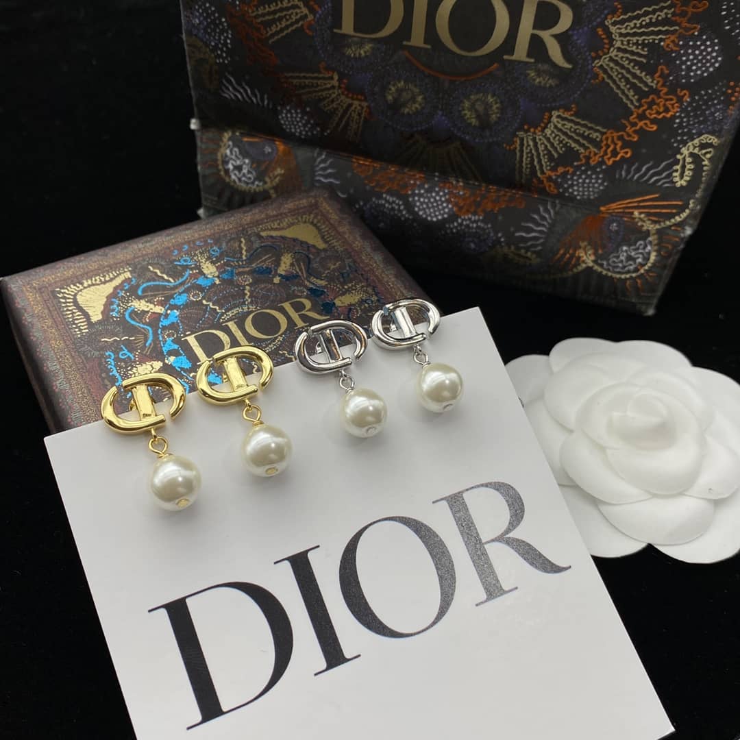Wholesale Chr1st1an D10r Logo Earring