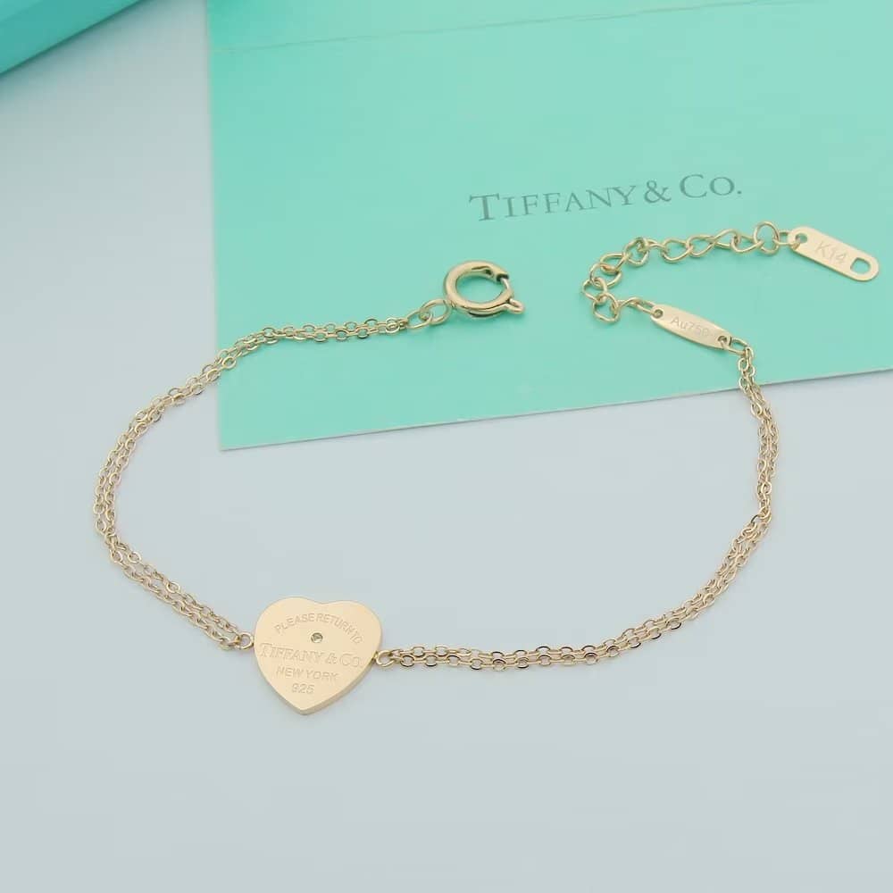 Knockoff T*f*ny Logo Bracelet