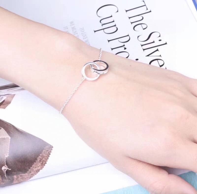 Fake T*f*ny Logo Bracelet