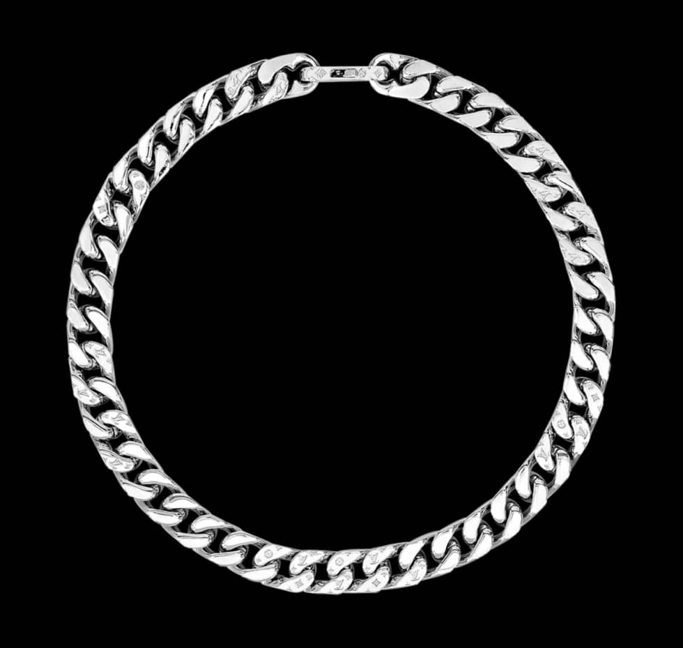 Fake L0vis Vvtt0n Logo Necklace