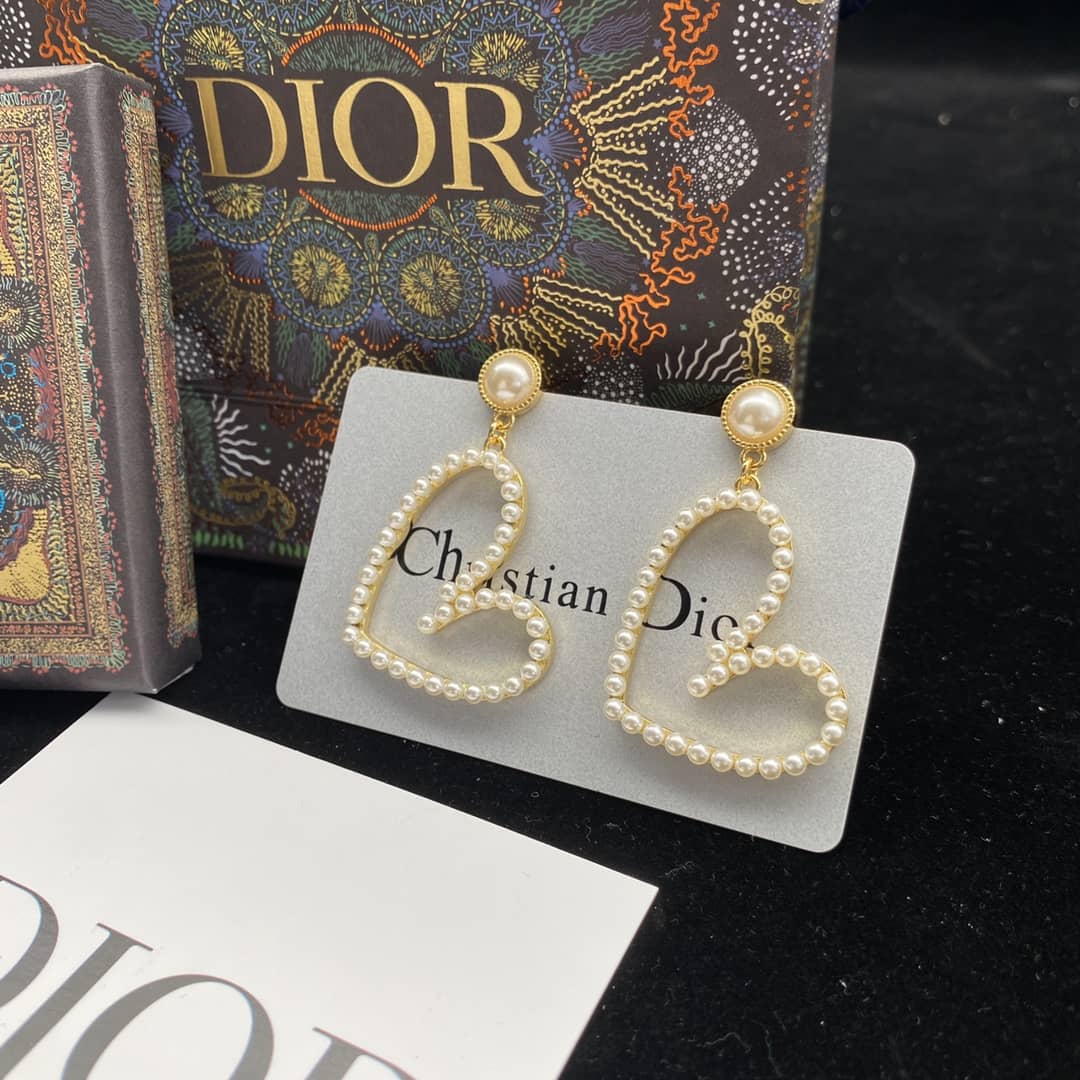 Wholesale Chr1st1an D10r Logo Earring
