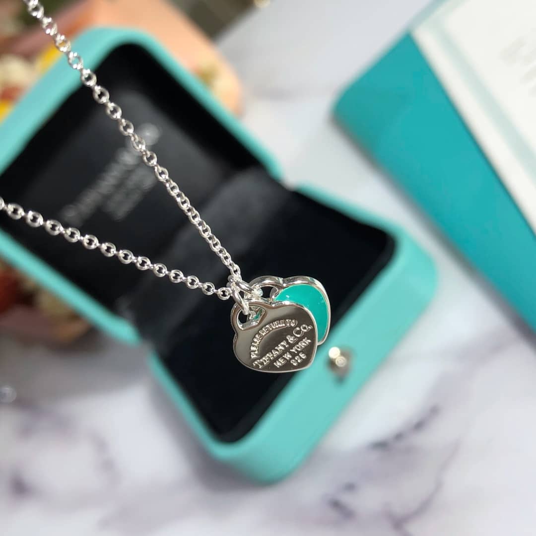 Knockoff T*f*ny Logo Necklace