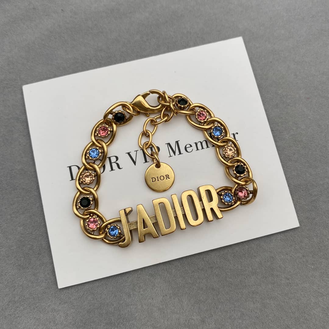 Knockoff Chr1st1an D10r Logo Bracelet