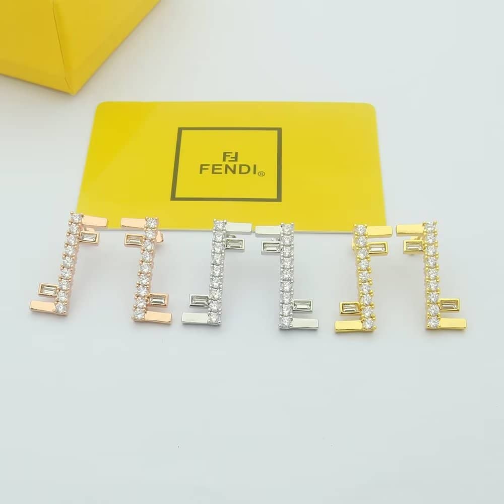 Fake F**di Logo Earring