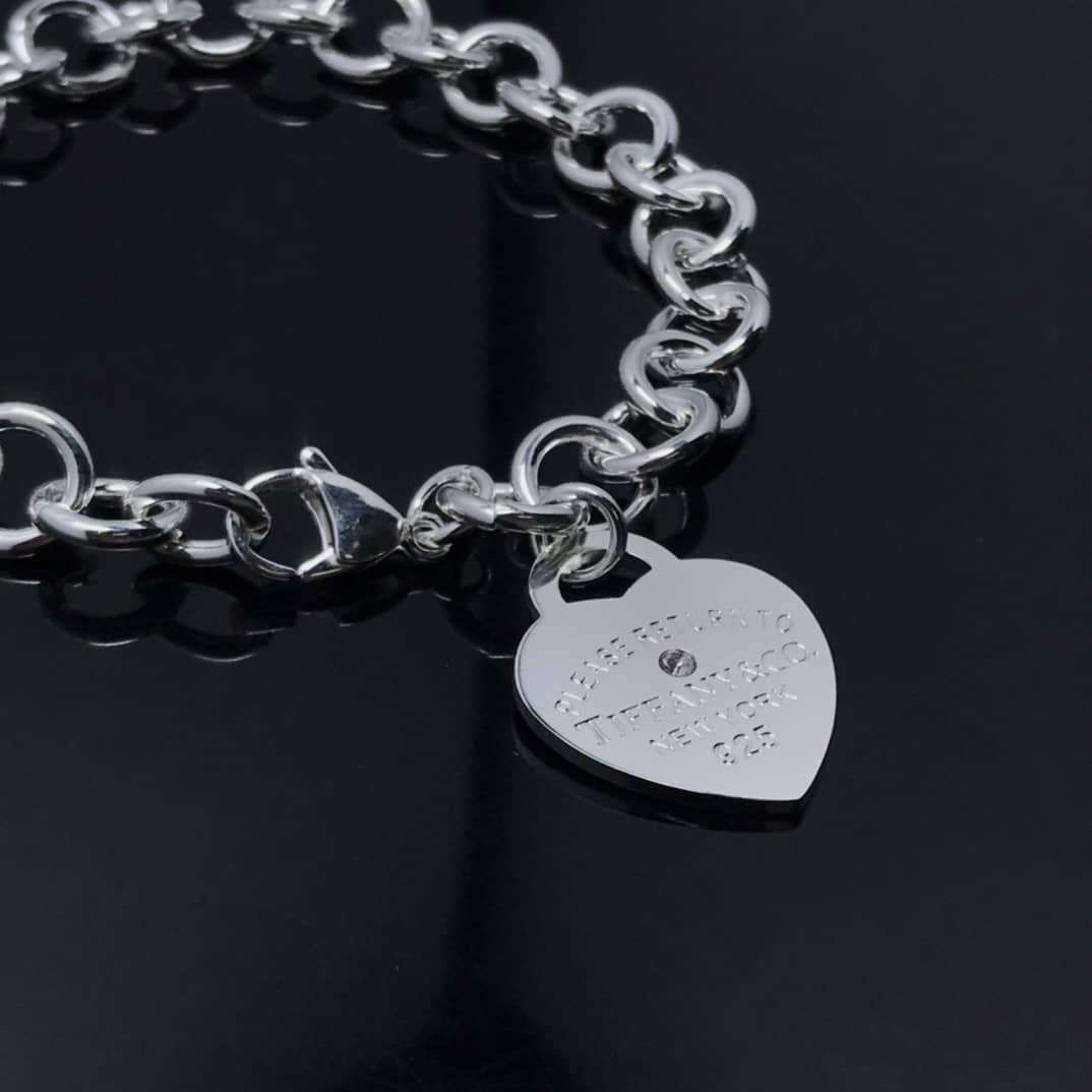 Knockoff T*f*ny Logo Bracelet