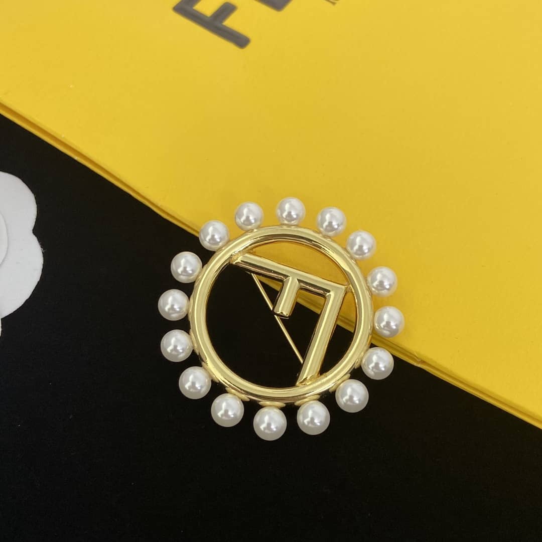 7 Star F**di Brooch