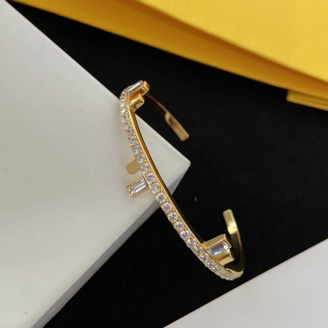 Knockoff F**di Logo Bracelet
