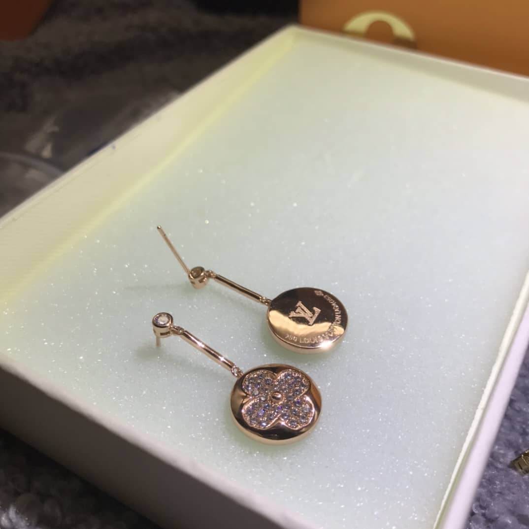 Knockoff L0vis Vvtt0n Logo Earring