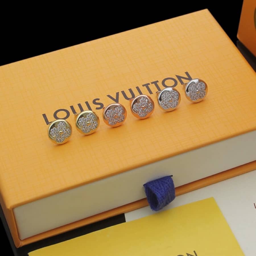 Knockoff L0vis Vvtt0n Logo Earring